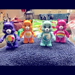 COPY EUC Vintage Care Bear Figurines Set #2, qty 4
